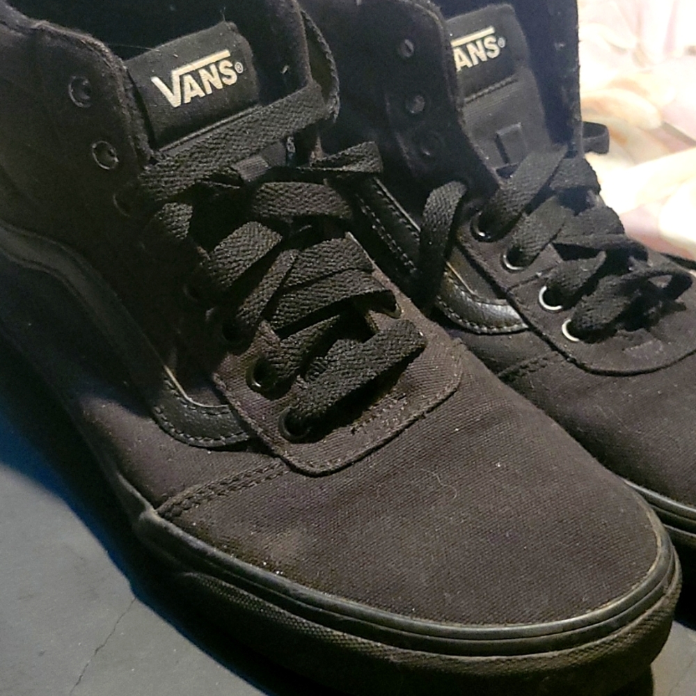 Vans size 10 black